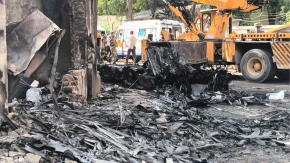 Ahmedabad Plane Crash Today photos