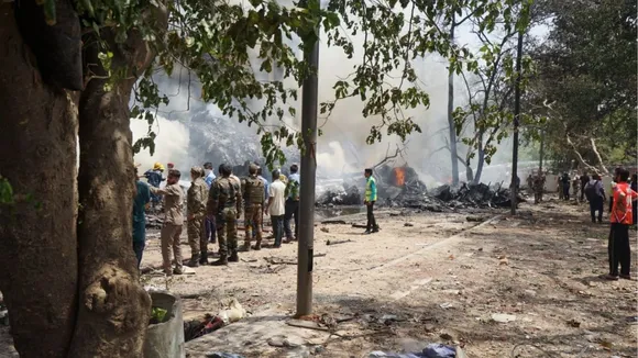Ahmedabad Plane Crash Today photos