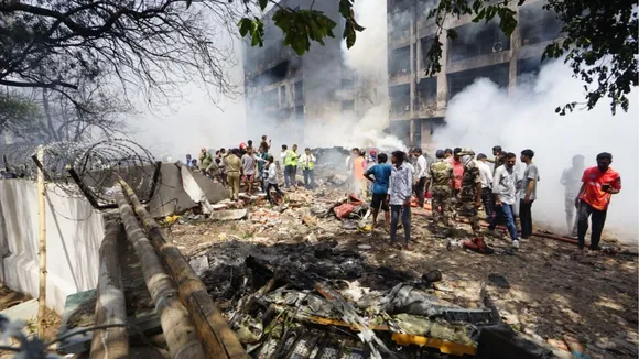 Ahmedabad Plane Crash Today photos