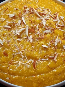 Badam Halwa Recipe, Badam Halwa, બદામ હલવા રેસીપી