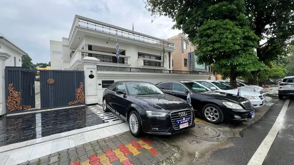 Fake Embassy Busted In Ghaziabad, નકલી એમ્બેસી, ગાજિયાબાદ