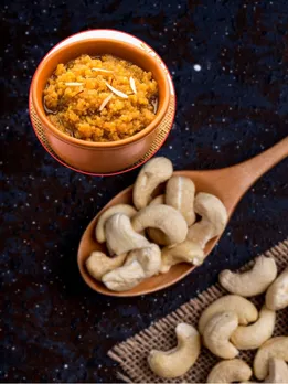 Kaju Halwa Recipe in gujarati