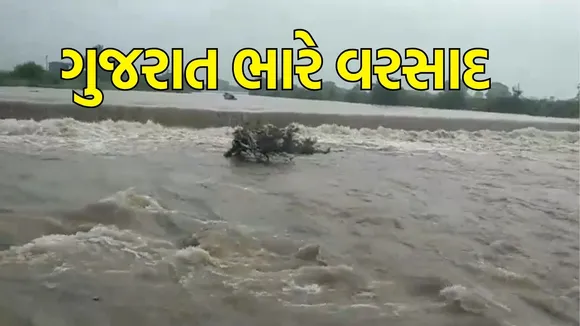 Today Gujarat heavy rain news in gujarati