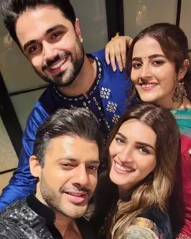 કબીર બહિયા સાથે કૃતિ સેનન | kriti sanon with rumored boyfriend photo