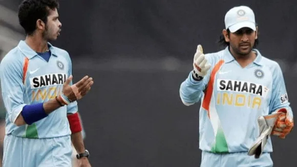 Dhoni, Sreesanth, એસ શ્રીસંત, એમ એસ ધોની