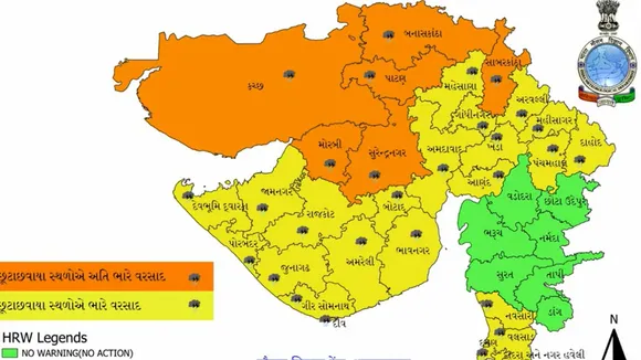 gujarat rain, gujarat rain alert