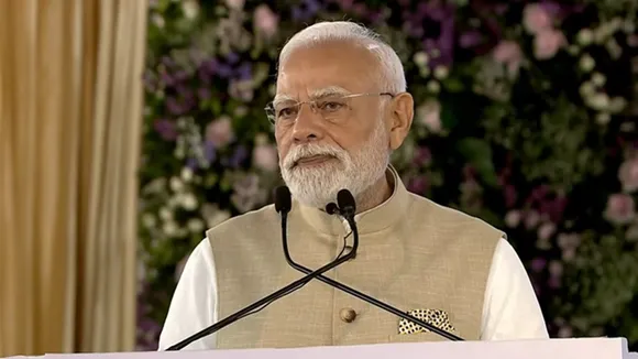 PM modi in hansalpur maruti suzuki event