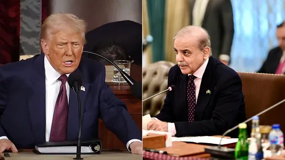 અમેરિકાના રાષ્ટ્રપતિ ડોનાલ્ડ ટ્રમ્પ, પાકિસ્તાનના વડાપ્રધાન શાહબાઝ શરીફ