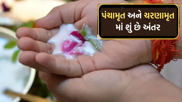 Panchamrit aur Charnamrit, પંચામૃત, ચરણામૃત