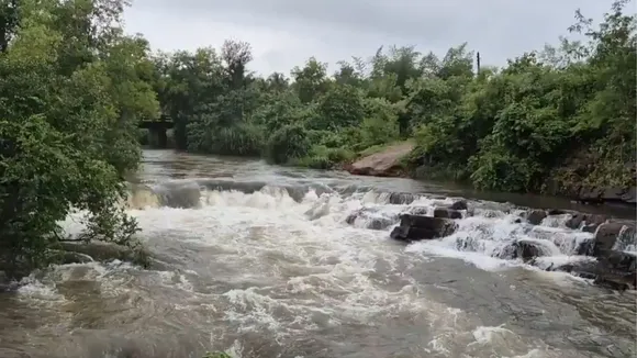 Maharashtra napnes waterfall glass bridg