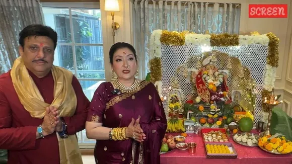 sunita ahuja and govinda ganpati puja