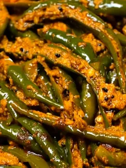 દહીં મરચા નું શાક રેસીપી