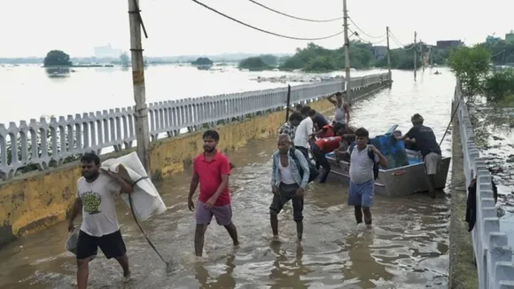 Yamuna flood situation Delhi, Delhi Secretariat flood