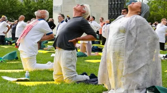 75 year old PM Modi fitness, Narendra Modi yoga