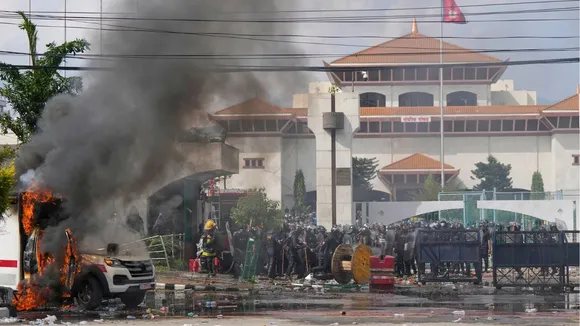 Nepal protest news curfew against social media ban, નેપાળ વિરોધ પ્રદર્શન
