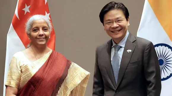 Singapore Prime Minister Lawrence Wong arrives in India