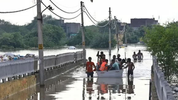 Delhi floods 2025, Yamuna river water level Delhi