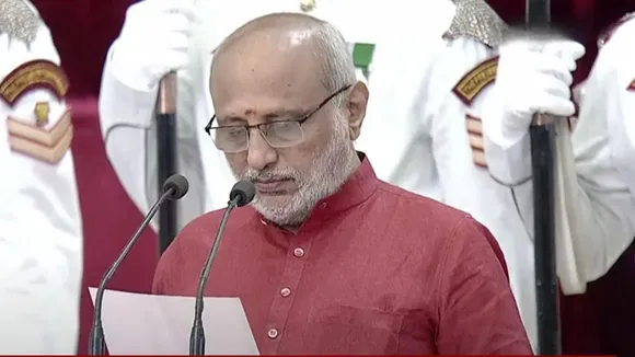 cp radhakrishanan oath