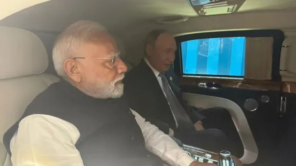 PM Modi and Putin meet in China