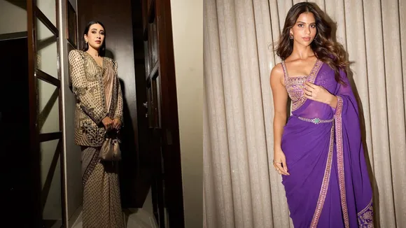 દિવાળી લુક 2025 બોલીવુડ સેલિબ્રિટી દિવાળી લુક ફેશન ટિપ્સ સુહાના ખાન ખુશી કપૂર કરિશ્મા કપૂર મનોરંજન