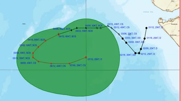 Cyclone Shakti Live Tracker