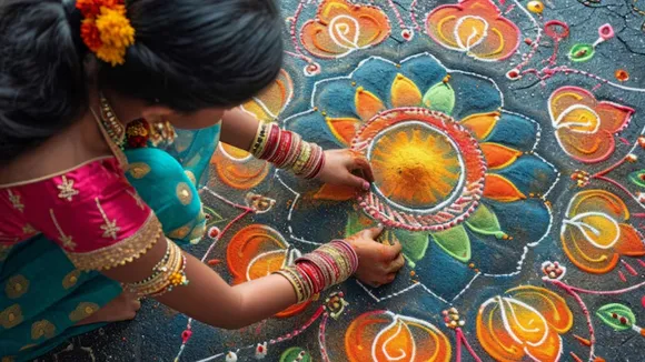 દિવાળી રંગોળી ડિઝાઇન