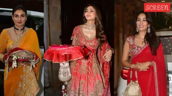 કરવા ચોથ 2025 બોલિવૂડ સેલિબ્રિટીઝ સેલિબ્રેશન સુનિતા કપૂર રવિના ટંડન મીરા કપૂર નતાશા દલાલ શિલ્પા શેટ્ટી મનોરંજન