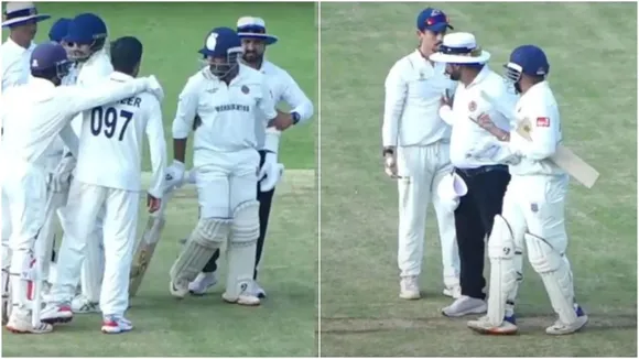 Prithvi Shaw Musheer Khan Fight