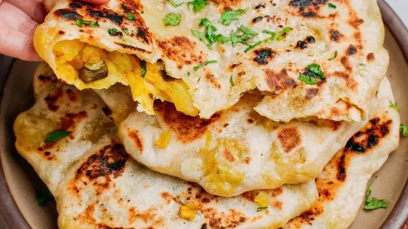 Bhatura, Roti, Aloo Paratha