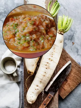 mooli Instant chutney recipe