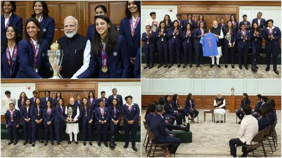 PM Modi Team India Women World Cup winner