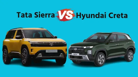 Tata Sierra | Hyundai Creta | Tata Sierra vs Hyundai Creta Comparison | Tata Sierra price | Hyundai Creta price