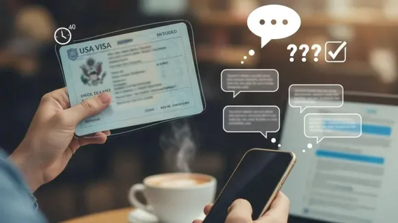 US visa staff helpful