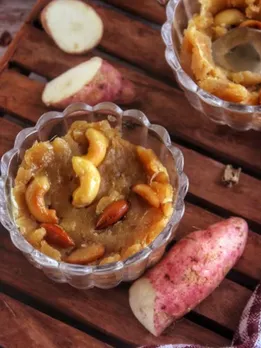 Shakkariya No Halvo Recipe, શક્કરિયાનો હલવો