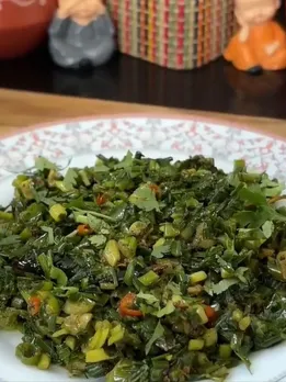 winter special lilu lasaniyu recipe