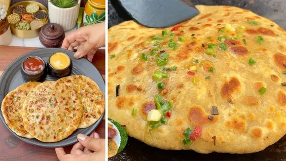 mixed veg paratha recipe