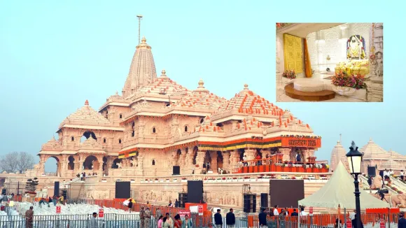 ram mandir Gold, dharma dhwaja ayodhya