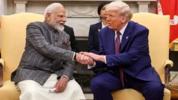 PM Modi talked president trump