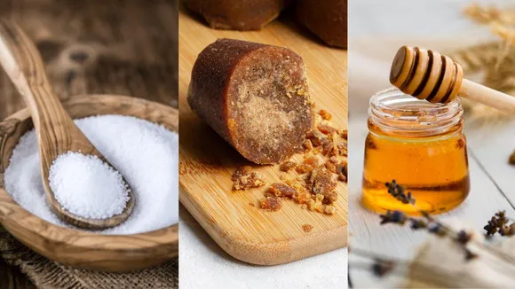 ખાંડને બદલે ગોળ કે મધ ખાવાથી શરીર પર થતી અસર ડાયાબિટીસ હેલ્થ ટિપ્સ | Can jaggery or honey be eaten instead of sugar effects on the body diabetes health tips in gujarati