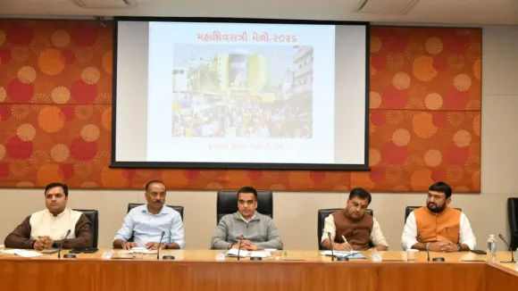 Junagadh maha shivratri melo review meeting dy cm harsh sanghavi
