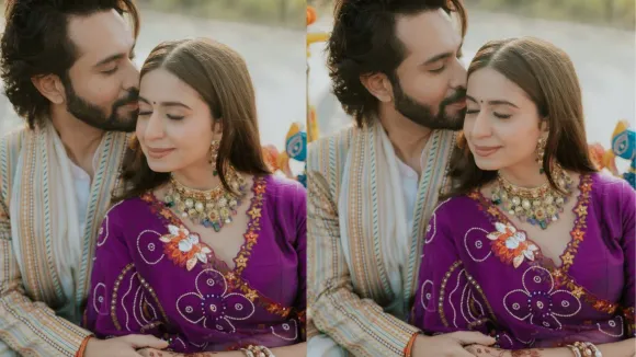 કિંજલ દવે ધ્રુવિન શાહ સગાઈ રિસેપ્શન ફોટા વીડિયો મનોરંજન । Kinjal Dave Dhruvin Shah engagement reception photos videos