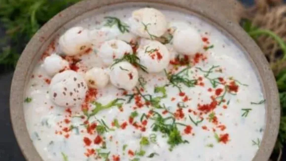 Makhana Raita Recipe in Gujarati