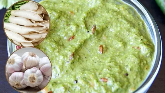 Mooli Garlic Chutney recipe, Delicious Mooli Garlic Chutney Recipe