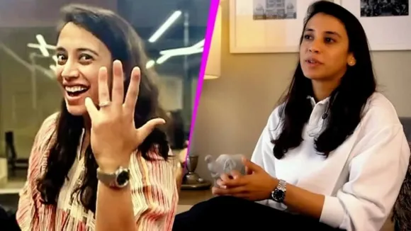 Smriti Mandhana engagement ring