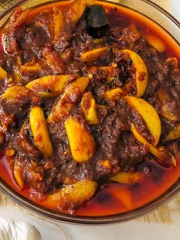 garlic achar recipe in gujarati