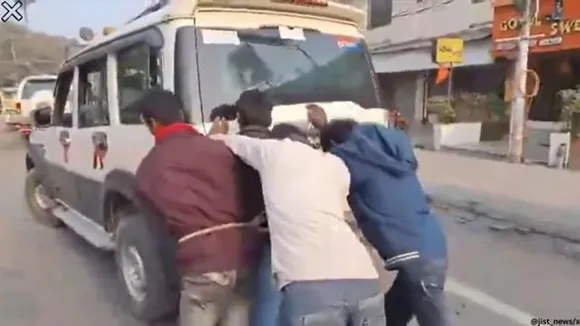 Police vehicle, Viral video