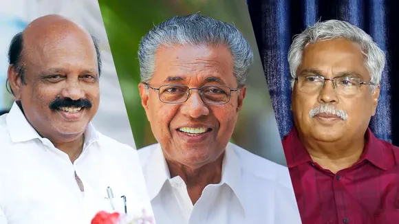 Thomas K Thomas Pinarayi Vijayan Binoy Viswom