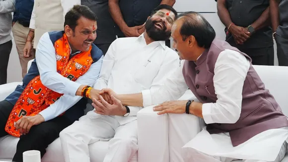 Devendra Fadnavis, Eknath Shinde, Ajit Pawar