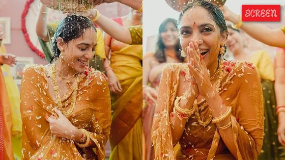 Sobhita Dhulipala  Raata Sthapana and Mangalasnaanam ceremony
