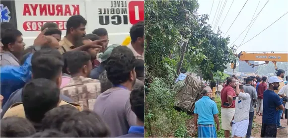 palakkad accident schoolbus